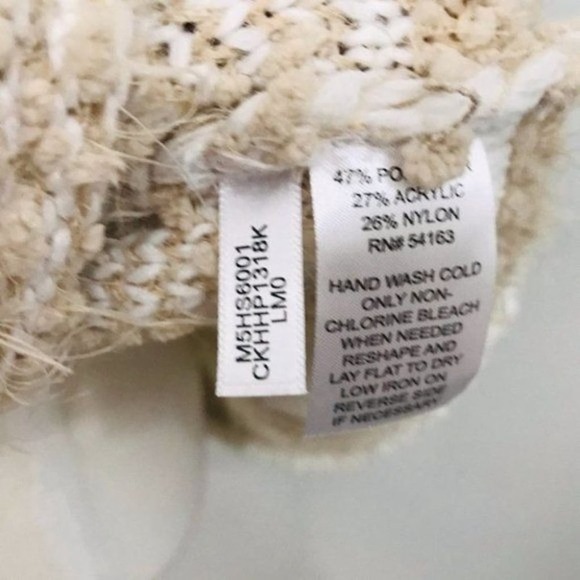 Calvin Klein Nubby Knit Turtle-neck Dolman Poncho Sweater, S/M - Picture 15 of 15